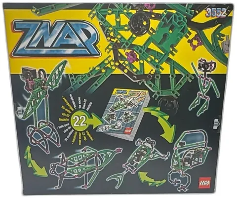 LEGO ZNAP 3552 9V Helicopter Building Set 1998 Sealed Box 22 Models Vintage