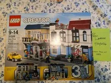 LEGO Creator 31026 Bike Shop & Café 3-in-1 Complete Set 1023pcs Ages 9-14