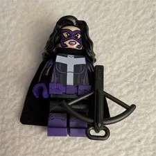 LEGO DC Batman Huntress Beautiful condition cloth cape, crossbow, RARE
