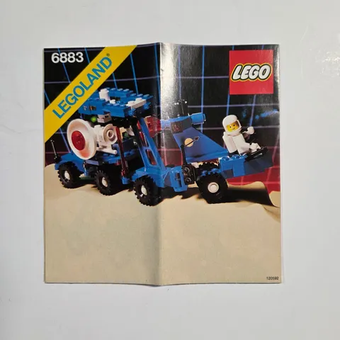 LEGO 6883 Building Instructions Manual Vintage Space Legoland Blue Rover 1987