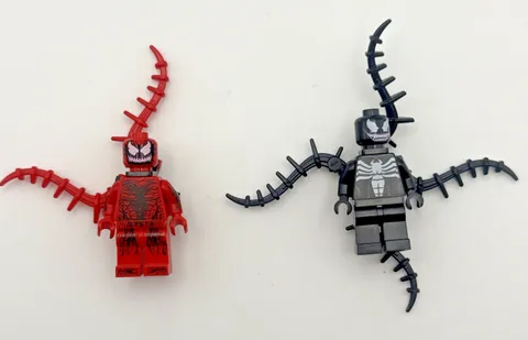 LEGO Minifigures Super Heroes Carnage & Venom Marvel Spider-Man Lot of 2