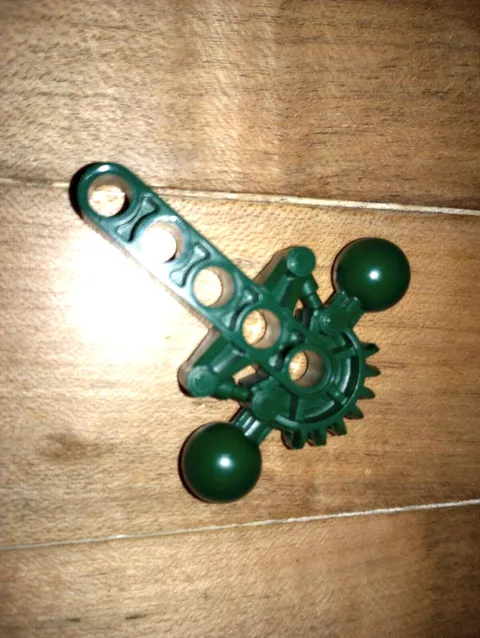 1 Bionicle  Dark Green Lower Torso 47306 Genuine Lego hips 7 tooth half gear