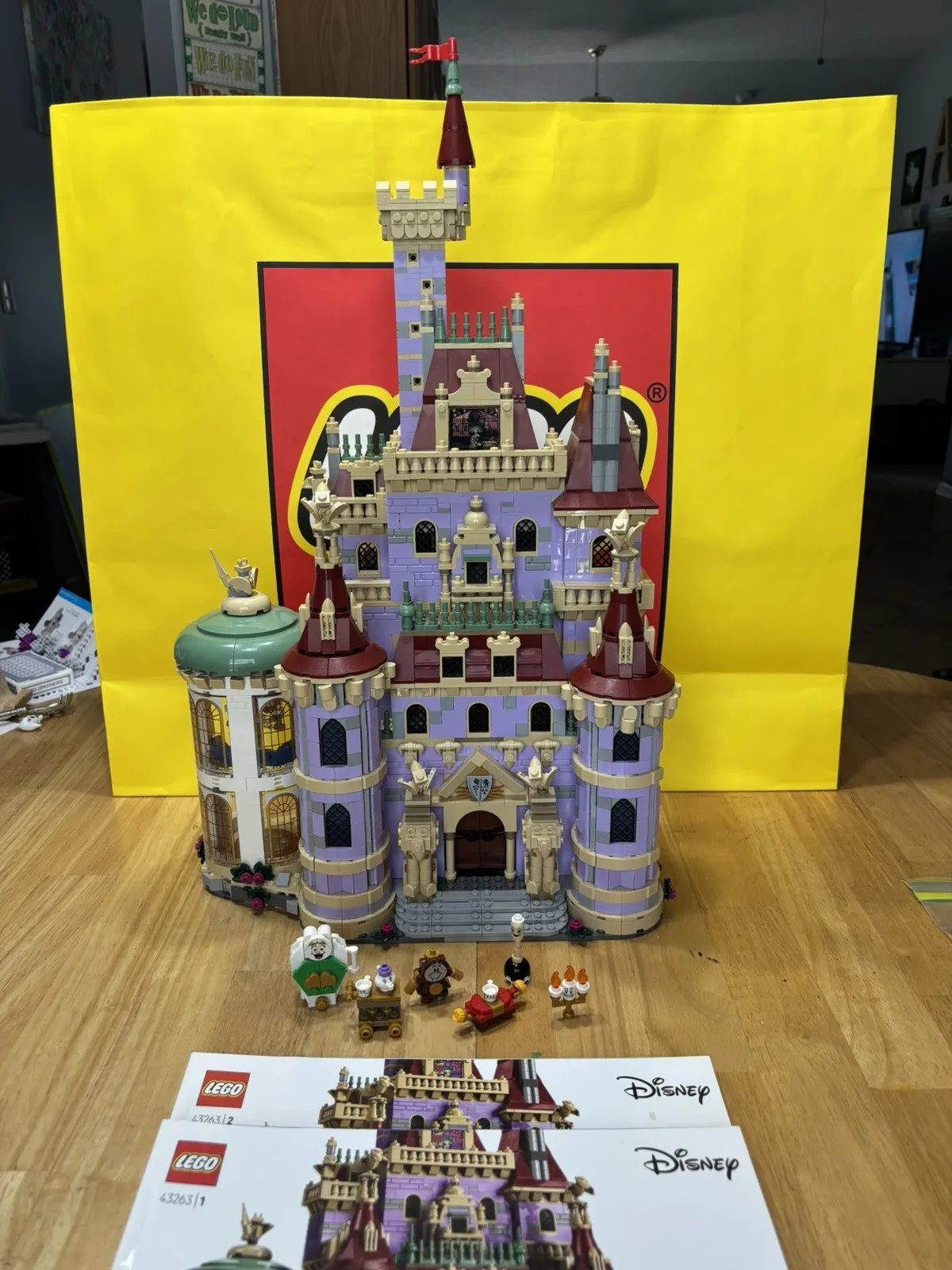 **READ** Lego Disney: Beauty Beast Castle *BUILD ONLY* (43263) No Minifigures