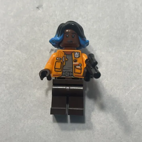 Figurine LEGO Star Wars Minifigure Vi Moradi sw1108 75293 resistance blue hair