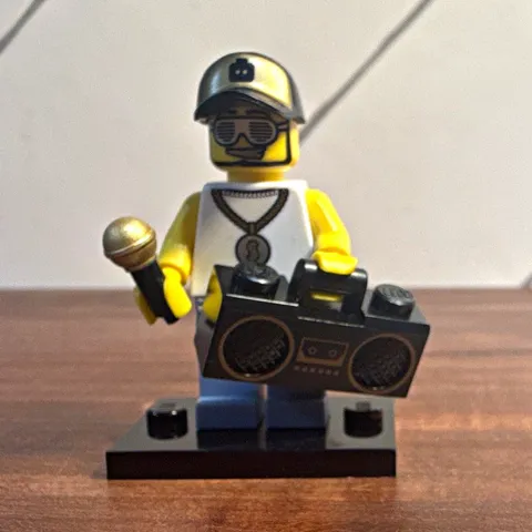 LEGO Minifigure Series 3 Rapper COL041 8803-7 Complete w/ Boombox Mic Stand
