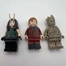 LEGO Star Lord Groot And Mantis Minifigures Marve  The Guardians Ship Marvel NEW