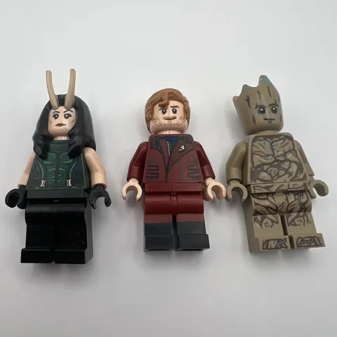 LEGO Star Lord Groot And Mantis Minifigures Marve  The Guardians Ship Marvel NEW