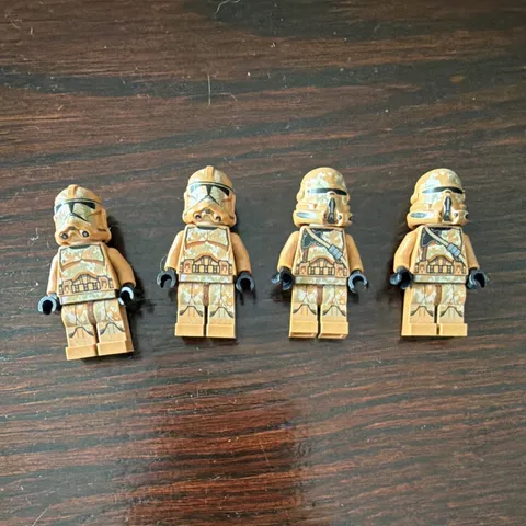 LEGO Star Wars Clone Trooper Plastic Minifigure Lot of 4 - Clone Troopers