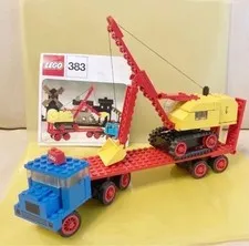 LEGO 383 Truck with Excavator 1976
