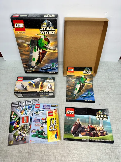 LEGO Star Wars 7144 Slave 1, 7106 Droid Escape EMPTY BOXES ONLY No Pieces/Parts