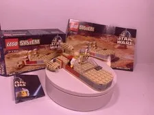 Vintage Star Wars set 7110 -Landspeeder; 100% complete w box and instructions