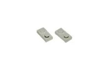 2 Lego® 9V TRAIN Railway Electricity Conductive Plate 2x1 WHITE