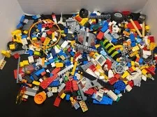3 OF 6 LEGO LOTS VERY GOOD CONDITION MIXED BLOCKS WHEELS ALL LEGO BRAND