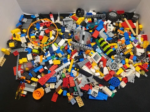 3 OF 6 LEGO LOTS VERY GOOD CONDITION MIXED BLOCKS WHEELS ALL LEGO BRAND