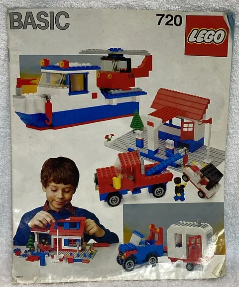 Lego Basic Building Set 720 Instructions Only