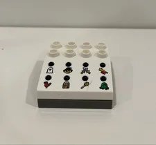 LEGO DUPLO Sound Effect Block With dark Gray Base And Castle Sounds