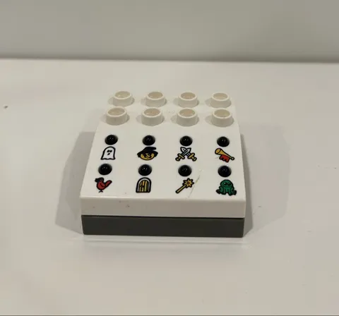LEGO DUPLO Sound Effect Block With dark Gray Base And Castle Sounds