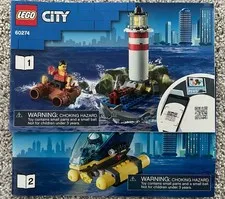 Lego City 60274 *INSTRUCTION MANUALS ONLY* Police Lighthouse Capture.