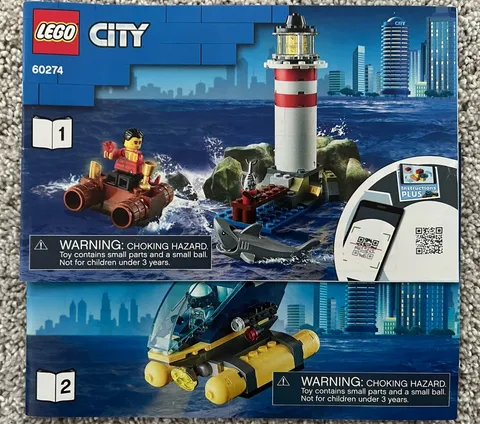 Lego City 60274 *INSTRUCTION MANUALS ONLY* Police Lighthouse Capture.