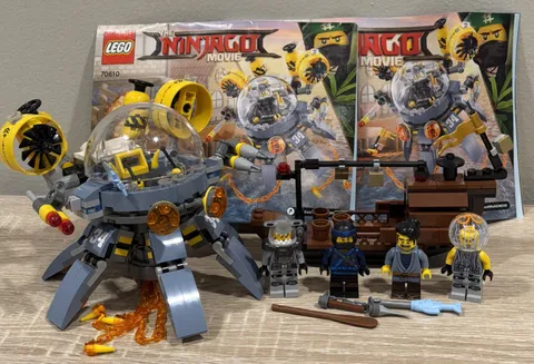 LEGO Ninjago Movie Flying Jelly Sub 70610 100% Complete w/ Manuals Jay Minifig