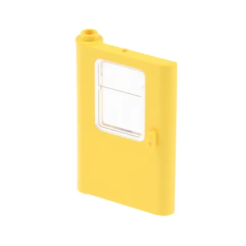 1x LEGO Tile 1x4x5 Yellow Left Transparent White Train 4183 418124 4181