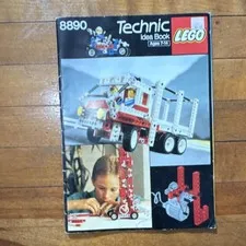 LEGO Technic 8890 Instructions Manual Idea Book (1988)