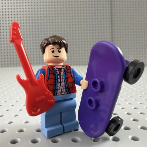 LEGO Marty McFly Minifigure Back to The Future Ideas idea001 21103 71201