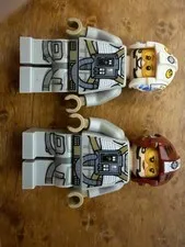 Sandspeeder Pilot and Gunner (SW0882 and SW0881) Sandspeeder minifigures