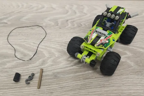 Lego Technic 42027 Desert Racer 100% Complete Set NO MANUAL OR BOX READ!