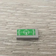 Lego 3069pb0145 Light Bluish Gray Tile 1 x 2 with Green Target Head-Up Display