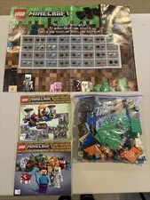Lego Minecraft Crafting Box (21116) (Complete) (with Double Sided Poster)