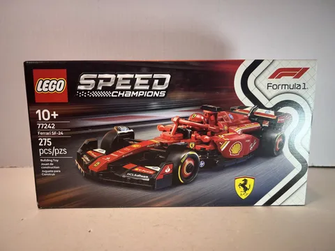 LEGO  Speed Champions Ferrari SF-24 Formula 1 Race Car Set 77242 NEW Sealed MISB