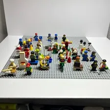 Lego 9348 Education Community Minifigure Set • 99% Complete • Xtra Figures Added