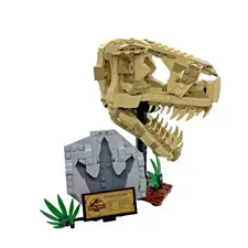 Lego 76964 Jurassic World Dinosaur Fossil T-Rex Skull, Incomplete As Is