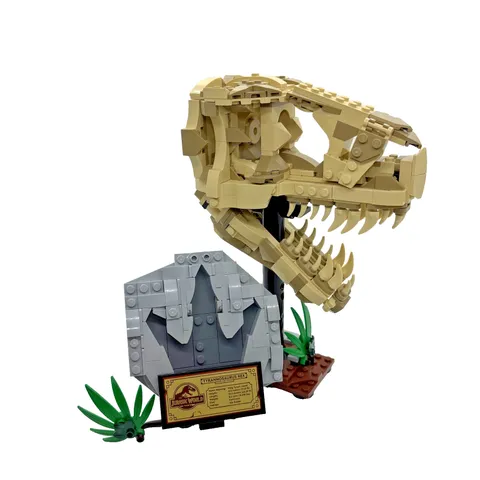 Lego 76964 Jurassic World Dinosaur Fossil T-Rex Skull, Incomplete As Is