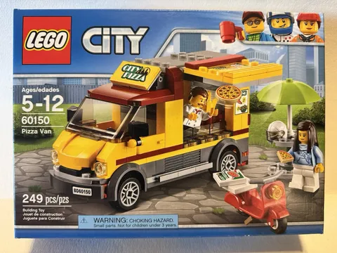 NEW LEGO CITY 60150 PIZZA VAN