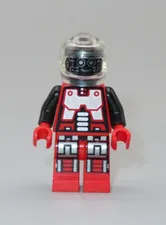 LEGO Spyrius Droid red black minifigure Alien Space 6959 6091 6949 6939
