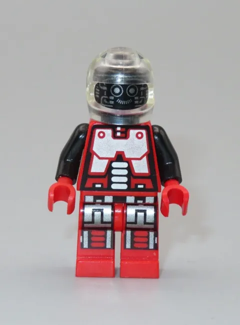 LEGO Spyrius Droid red black minifigure Alien Space 6959 6091 6949 6939