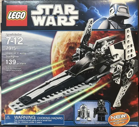 LEGO Star Wars: Imperial V-Wing Starfighter 7915 NO MINIFIGURES, With Box