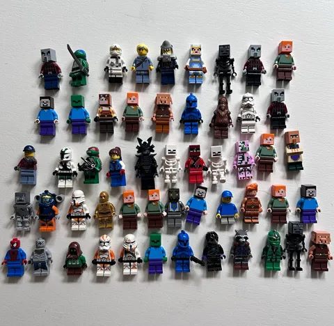 LEGO Minifigure Lot Ninjago, Star Wars, Marvel, more 50+
