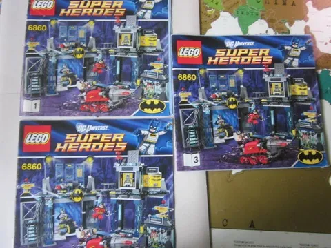 Lego Building Instructions Instruction Superheroes 6860 Part 1,2,3 Part 1,2,3