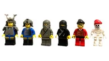 LEGO 6093 ONLY Minifigure Flying Ninja Fortress Castle Ninja 1998 Vintage old 