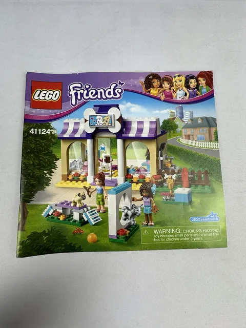 LEGO Friends Instructions Manual Only – 41124 Heartlake Puppy Daycare Booklet