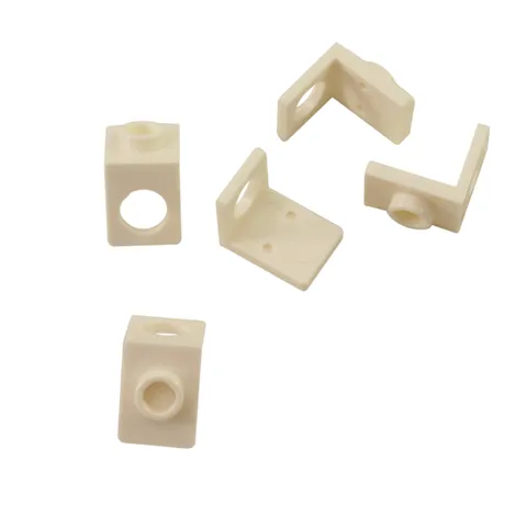 5 NEW LEGO Minifigure Neck Bracket with Back Stud - Thick Back Wall White