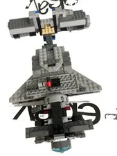 LEGO Star Wars Gray Imperial Ship Parts Partial Build