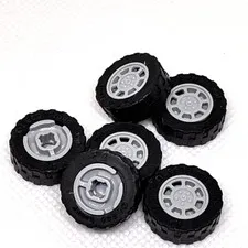 LEGO Parts - Wheel and Tire - No 93593c02 - QTY 6