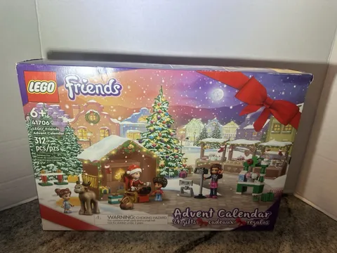 LEGO Friends 41706 Advent Calendar 2022 312 pcs 24 Gifts Reindeer Santa