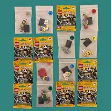 LEGO SERIES 1 MINIFIGURES (8683) Complete Set of 16 New. Half (8) are Sealed.