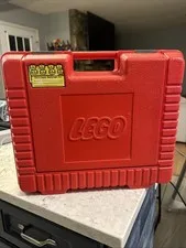 Vintage 1985 LEGO Red Carrying Case Storage Box - Very Nice Condition - 85RS4