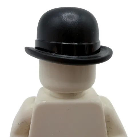 LEGO® Melon Black Bowler Hat Minifigure Hat Accessories 95674 New Gentleman